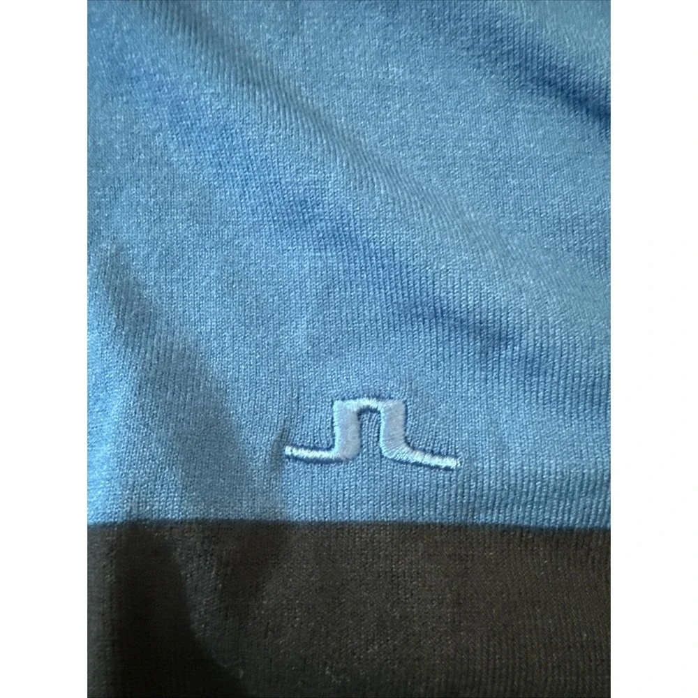J. Lindeberg Golf Mens Large Jeff Knitted Sweater JL-Navy NWT